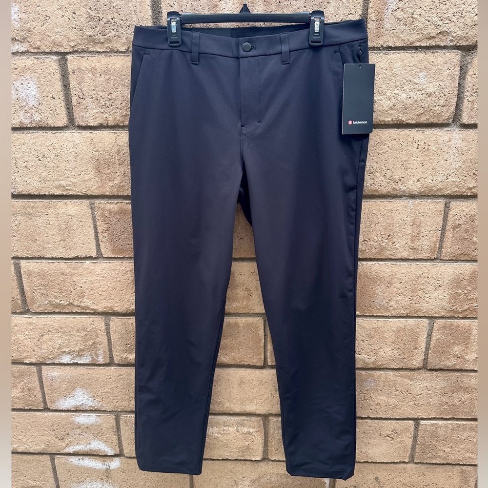 Lululemon Men's ABC Pant Classic Fit Trouser in Black Warpstreme NWT 34